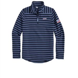 NWT Vineyard Vines Women's Brushed Terry Americana Shep Shirt